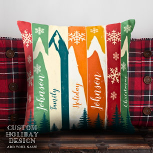 Cojín decorativo de vacaciones de Personalizado de