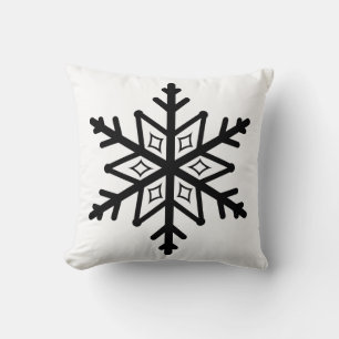 Cojín decorativo de vacaciones Snowflake