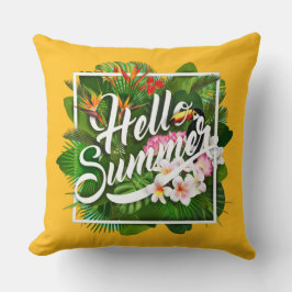 Cojín decorativo de verano de Hello