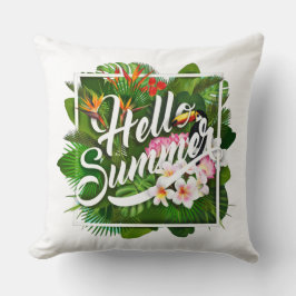 Cojín decorativo de verano de Hello