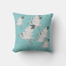 Cojín decorativo de vuelo Ibis