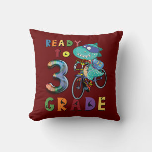 Cojín Decorativo De Vuelta A La Escuela, 3º Grado