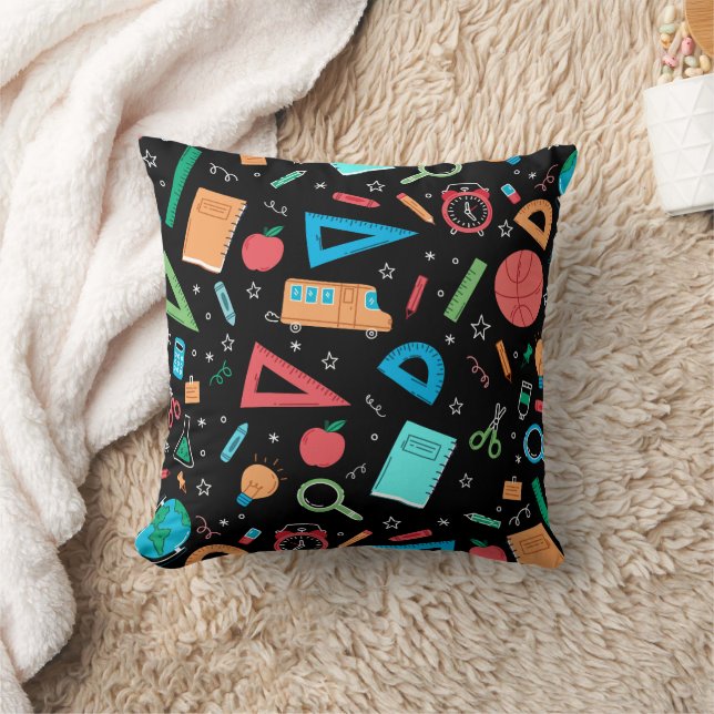 Cojín Decorativo De vuelta a la escuela - Diversión y nuevo comienz (Manta)