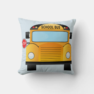 Cojín Decorativo De vuelta al autobús escolar