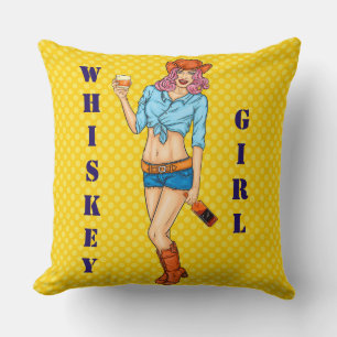 Cojín decorativo de Whisky Chica