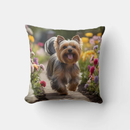 Cojín decorativo de Yorkshire Terrier Elegant