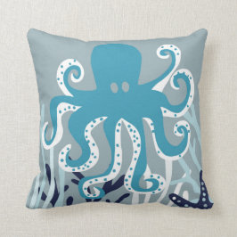 Cojín Decorativo Debajo del mar - pulpo