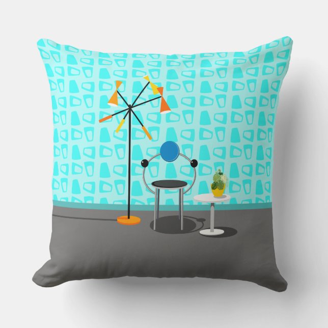 Cojín Decorativo Decenios retro (Anverso)