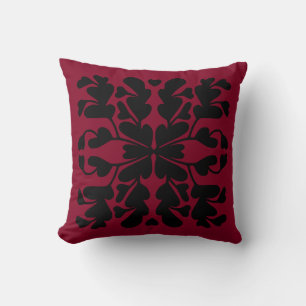 Cojín Decorativo Deco rojo borgoña