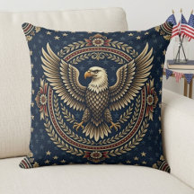 Decoración Águila Calva Patriótica Americana Vinta