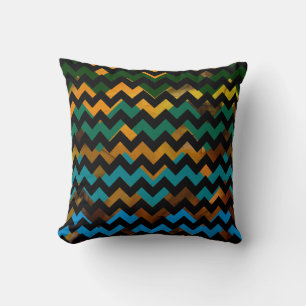 Cojín Decorativo decoración con rayas de chevron