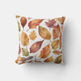 Cojín Decorativo Decoración de color de agua de otoño acogedor