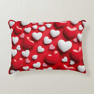 Cojín Decorativo 💖 Decoración de Corazón Colorido para la Habitaci