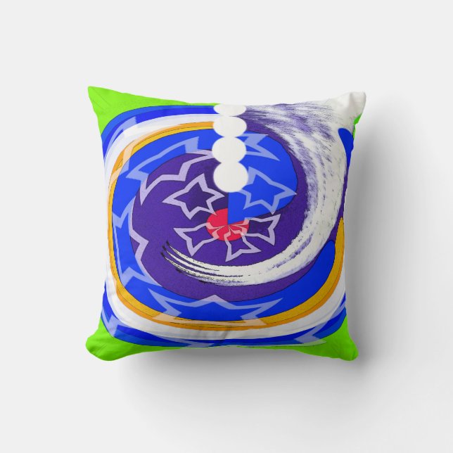 Cojín Decorativo Decoración de éxito de vuelo (Anverso)