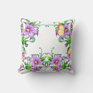 Cojín Decorativo Decoración de flores 5A