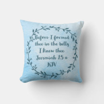 Decoración de guardería cristiana - Jeremías 1:5 a