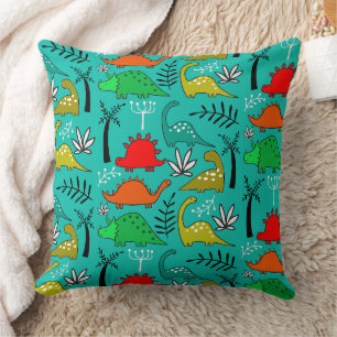 Cojín Decorativo Decoración de guardería de dinosaurios para niños