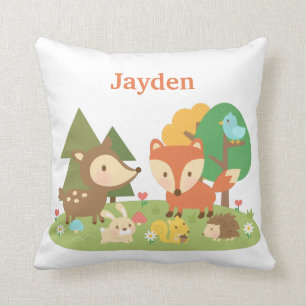 Cojín Decorativo Decoración de habitación infantil con animales del