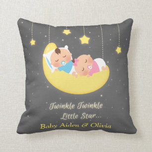 Cojín Decorativo Decoración de habitación para gemelos de Twinkle T