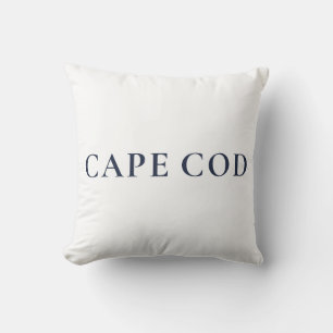 Cojín Decorativo Decoración de Hogar Costero Preppy de Cape Cod