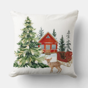 Cojín Decorativo decoración de hogar invernal tranquila inspirada e