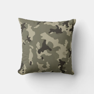 Cojín Decorativo Decoración de Hogar Rústico y Acogedor con Camufla