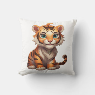 Cojín Decorativo Decoración de pared de tigre adorable