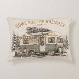 Cojín Decorativo Decoración de sofá para Navidad con caravana acoge
