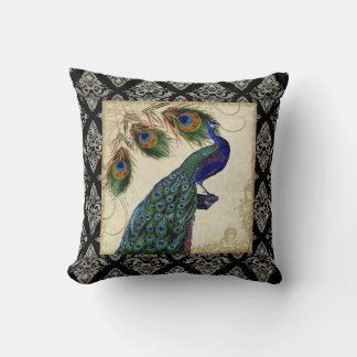 Cojín Decorativo Decoración decorativa vintage de las plumas de pav