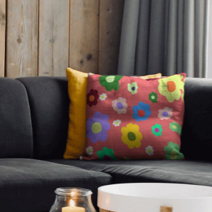 Cojín Decorativo Decoración del hogar florida de flor de primavera 