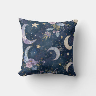 Cojín Decorativo Decoración del hogar Luna y Estrella Celestial | A
