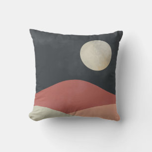 Cojín Decorativo Decoración del paisaje del desierto de Boho Moon