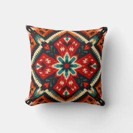 Cojín Decorativo Decoración geométrica del suroeste bohemio