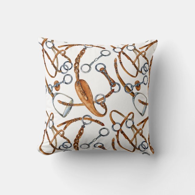 Cojín Decorativo Decoración hípica (Anverso)