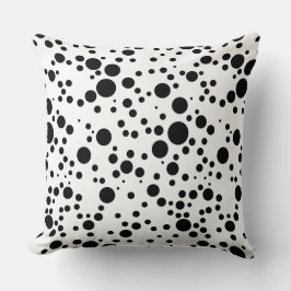 Cojín Decorativo decoración negra manchada