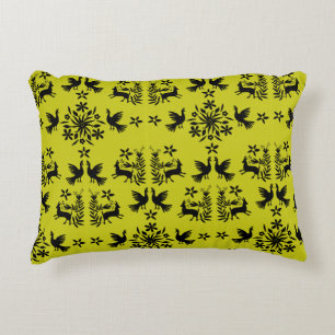 Cojín Decorativo Decoración Otomi Mexicana