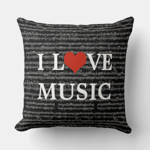 Cojín Decorativo decoración para amantes de la música