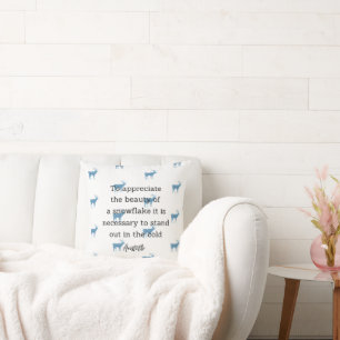 Cojín Decorativo Decoración para hogar con cita de Aristóteles de i