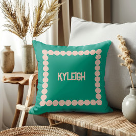Cojín Decorativo Decoración personalizada para dormitorio con nombr