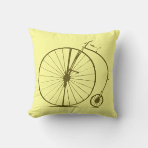 Cojín Decorativo decoración romántica del ciclismo