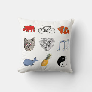 Cojín Decorativo decoración temática de bonito