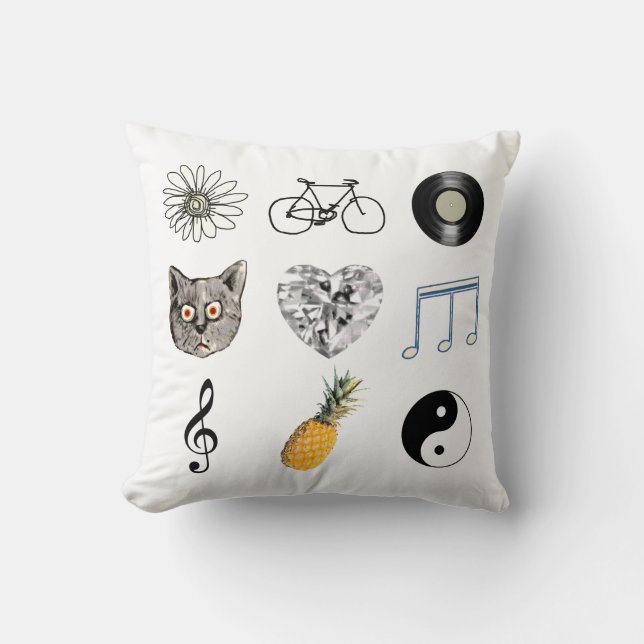 Cojín Decorativo decoración temática de bonito-idea (Anverso)