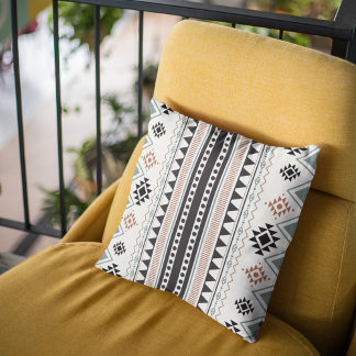 Cojín Decorativo Decoración tribal de Boho geométrico moderno