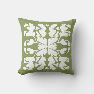 Cojín Decorativo Decoración verde musgo