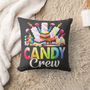 Cojín Decorativo Decoraciones de Candy Land de Candy Crew Dulces