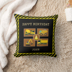 Cojín Decorativo Decoraciones de cumpleaños para niños con tema de 