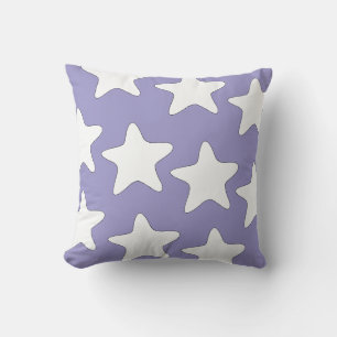 Cojín Decorativo Decorador de estrellas lavanda  