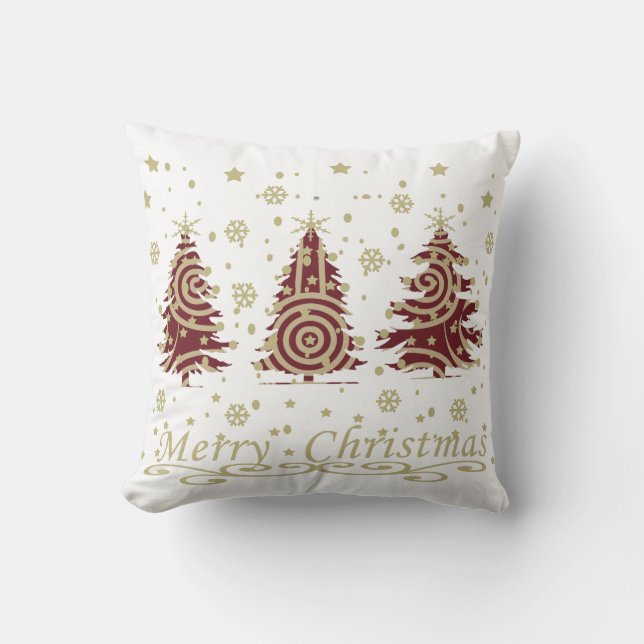 Cojín Decorativo Decorados y modernos navidades de pino (Anverso)
