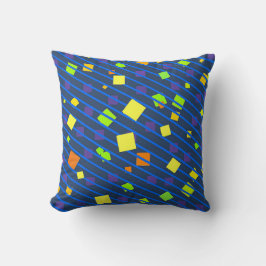 Cojín decorativo decorativo azul de Confetti