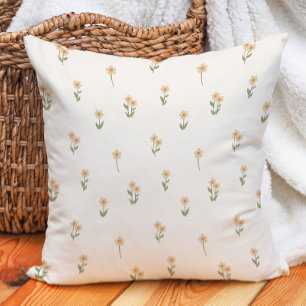 Cojín Decorativo Decorativo Boho Ditsy Floral Cottagecore Beige